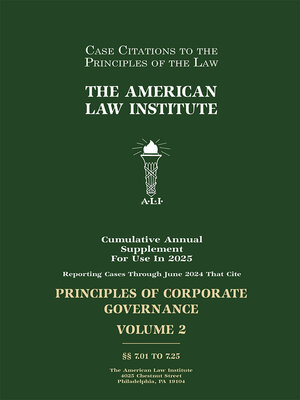 cover image of Principles of the Law, Corporate Governance: Analysis and Recommendations